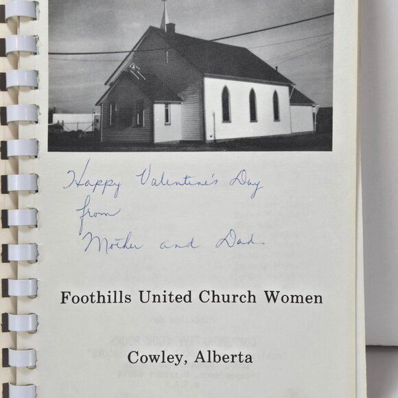Vintage 1970s Cookbook Foothills United Church Women Cowley Alberta Sharing Best - Picture 4 of 16